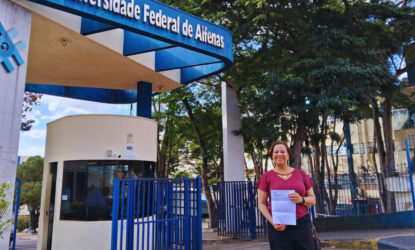 Participante da UNATI é primeira ingressante por Programas Específicos na UNIFAL-MG