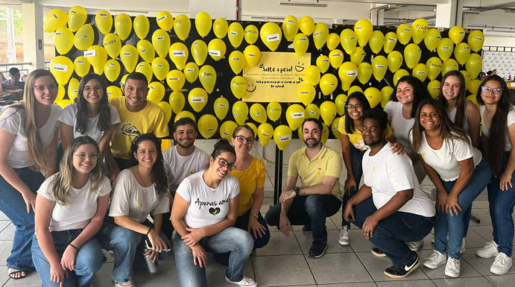 Professores e alunos da UNIFAL-MG realizam Campanha Setembro Amarelo com foco na prevenção do suicídio