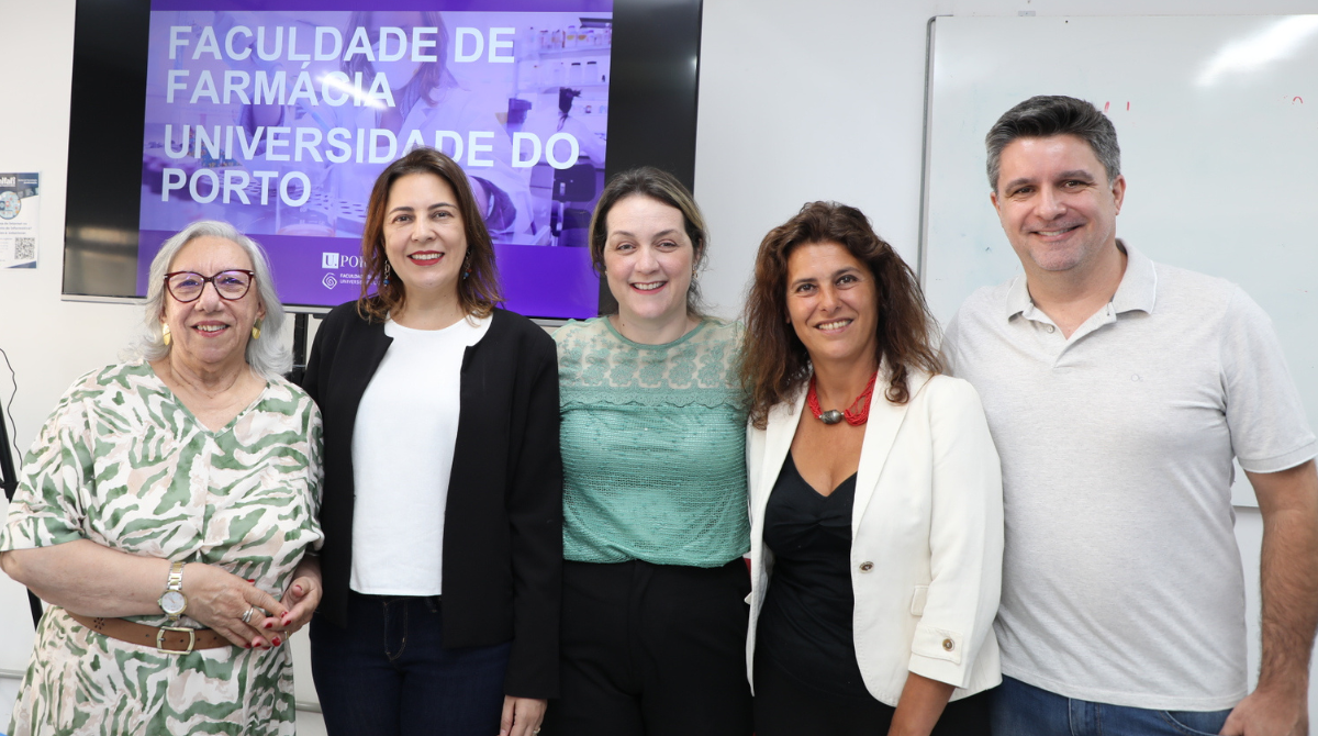 Faculdade de Ciências Farmacêuticas fortalece parcerias internacionais com pesquisadoras da Universidade do Porto durante a 48ª Semana Farmacêutica